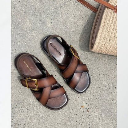 COPENHAGEN SHOES CECILE Sandalen 847 Dark Brown