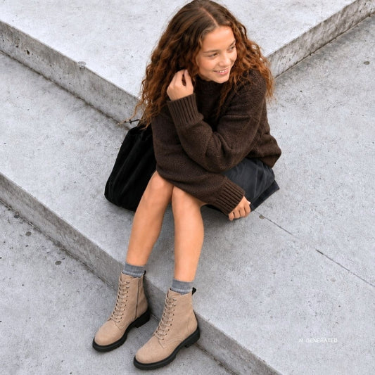 COPENHAGEN KIDS CHIARA Laarzen 0057 TAUPE