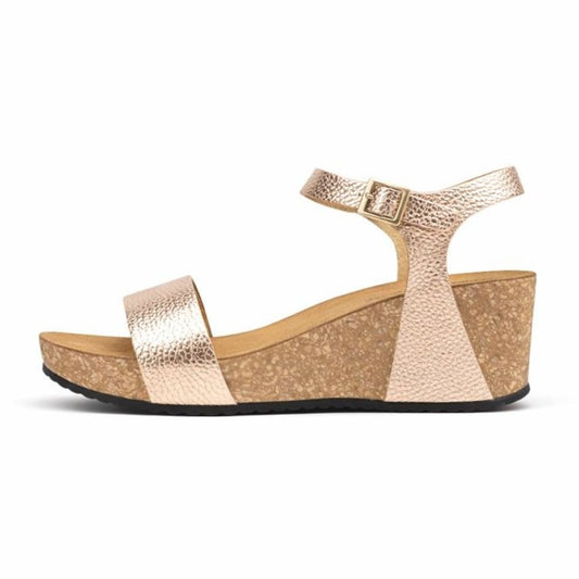 COPENHAGEN SHOES CINDY Sandalen met sleehak 005 Gold