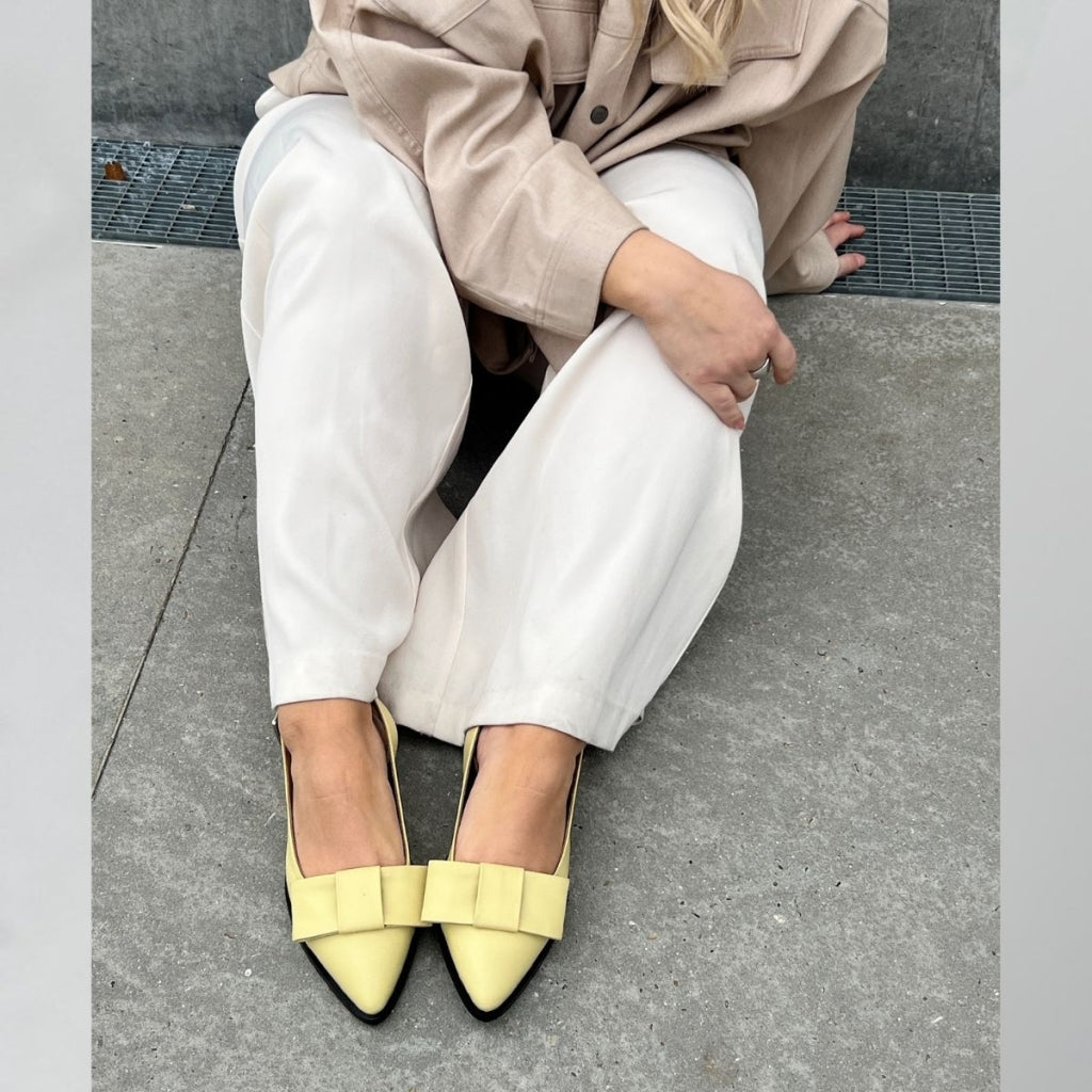 COPENHAGEN SHOES CITY WALK Ballerinas 0876 LIGHT YELLOW