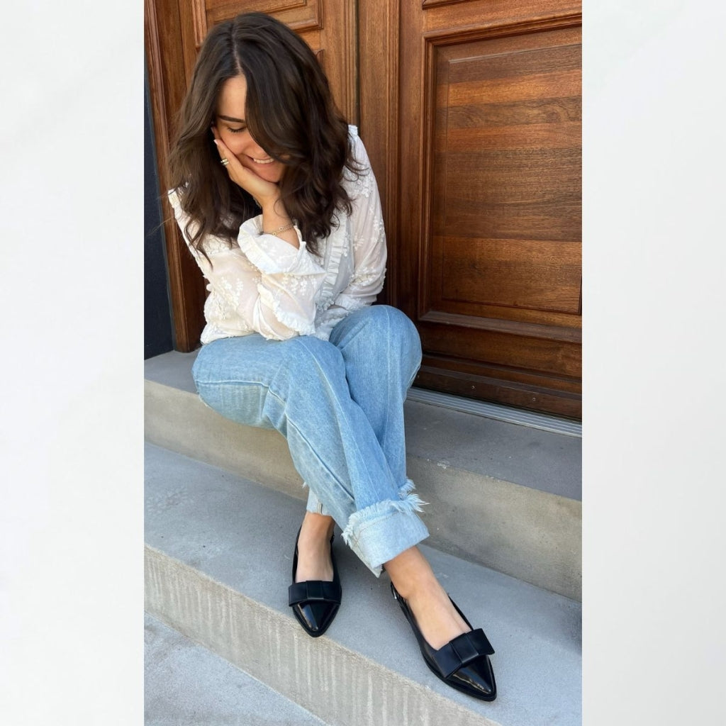 COPENHAGEN SHOES CITY WALK - BLACK Ballerinas 0001 BLACK