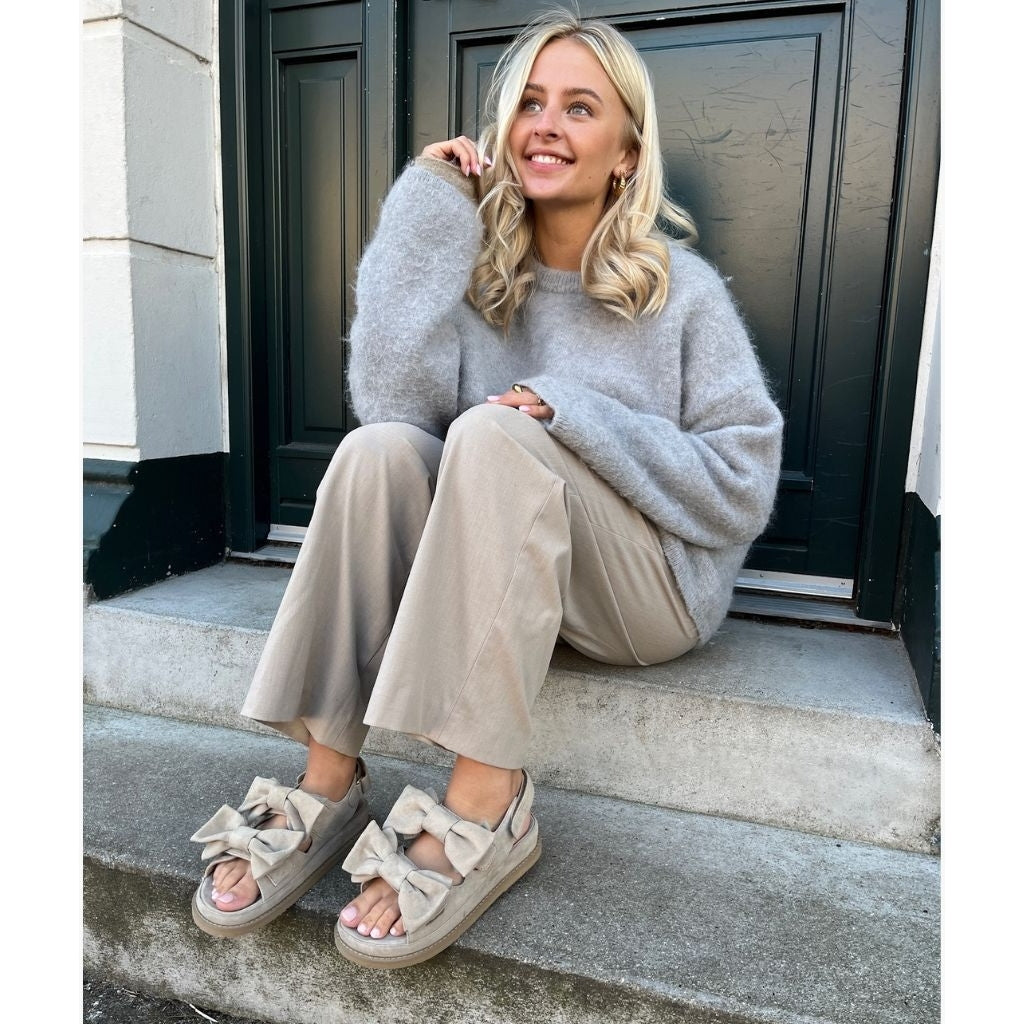 COPENHAGEN SHOES COME TO ME SUEDE Sandalen 0301 BISCUIT
