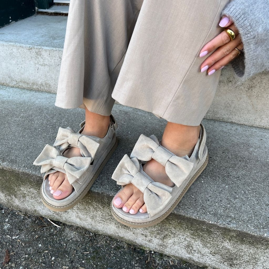COPENHAGEN SHOES COME TO ME SUEDE Sandalen 0301 BISCUIT