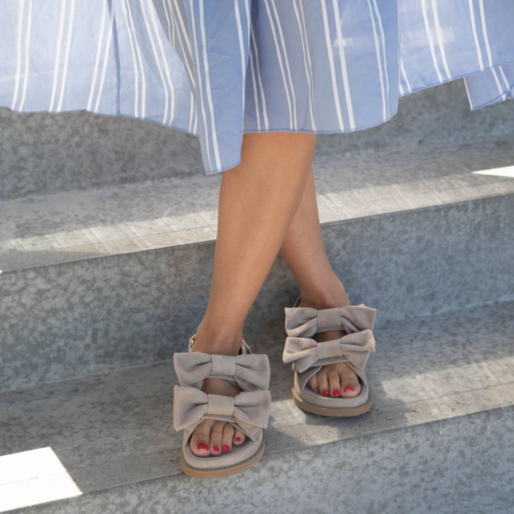 COPENHAGEN SHOES COME TO ME SUEDE Sandalen 0301 BISCUIT