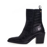 COPENHAGEN SHOES CPH ORIGINAL BLACK Boot 2240 BLACK CROCO