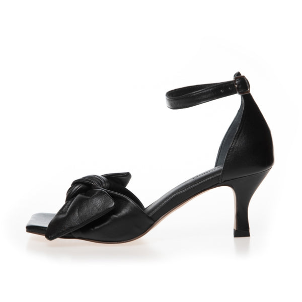 COPENHAGEN SHOES DANCING 23 LEATHER Heels 132 Black leather
