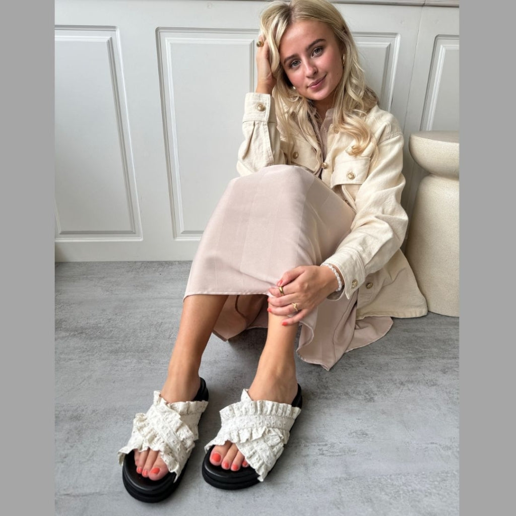 COPENHAGEN SHOES DAYSI Slippers 0061 WHITE!