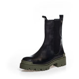 COPENHAGEN SHOES DAY DREAMING Boot 1208 BLACK W/ARMY SOLE