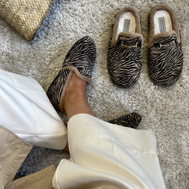 COPENHAGEN SHOES DREAMING Homeslipper 2237 MINI CEBRA