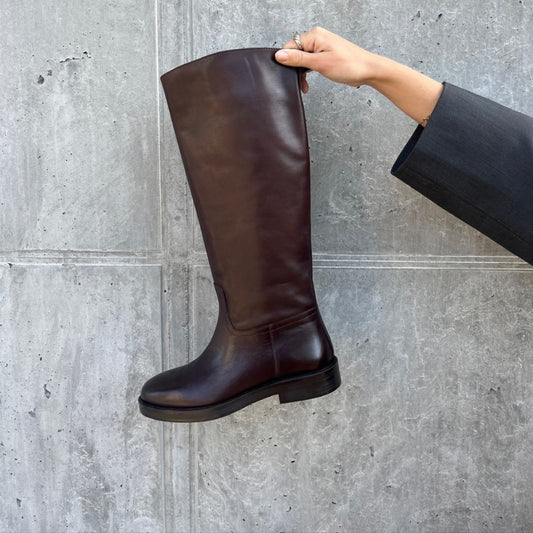 COPENHAGEN SHOES FAITH Long boot 004 Dark brown