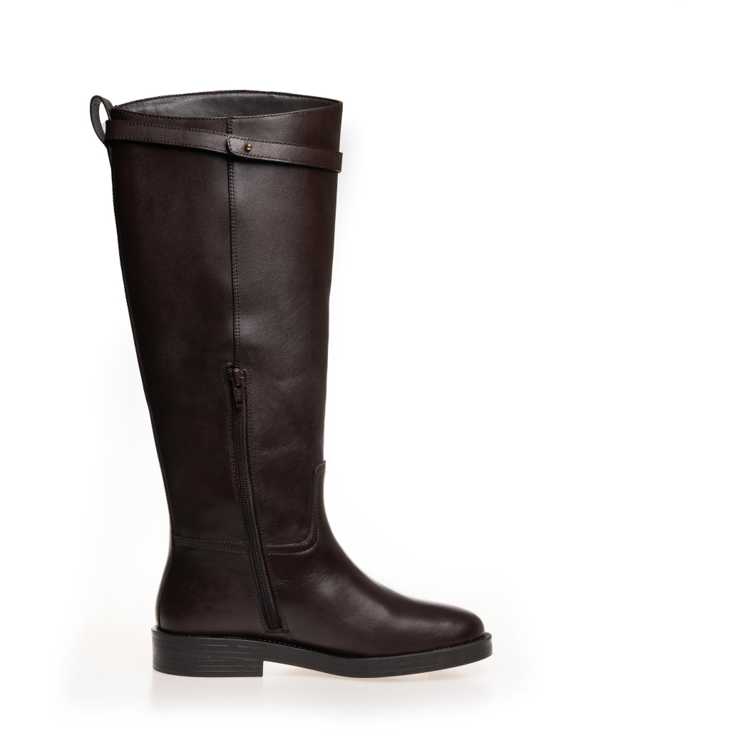 COPENHAGEN SHOES FAITH Long boot 004 Dark brown