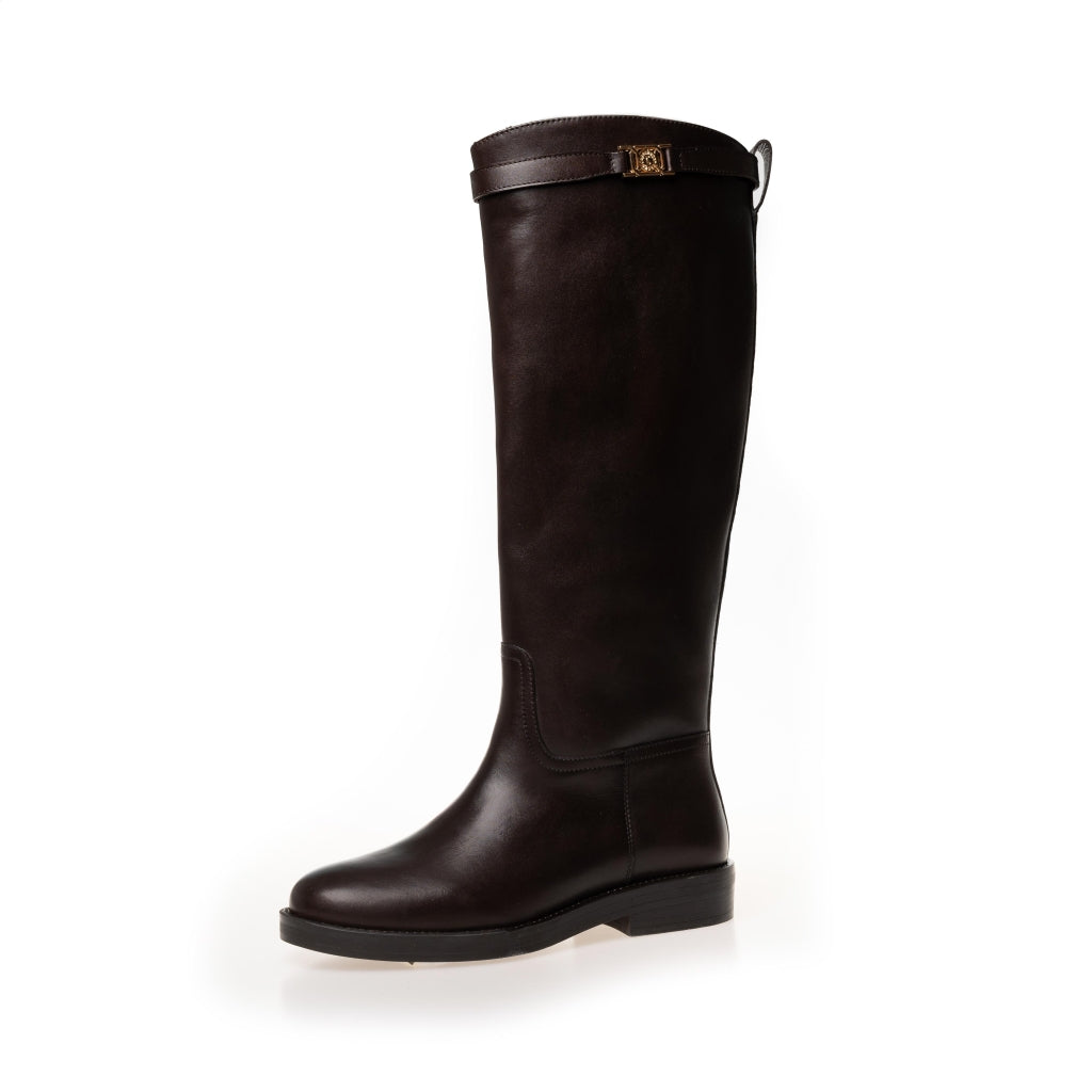 COPENHAGEN SHOES FAITH Long boot 004 Dark brown