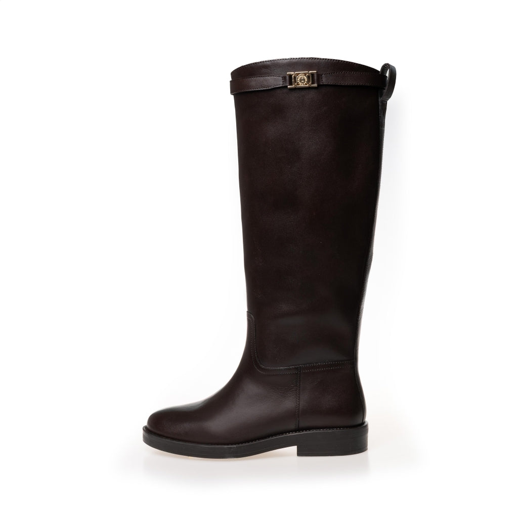 COPENHAGEN SHOES FAITH Long boot 004 Dark brown