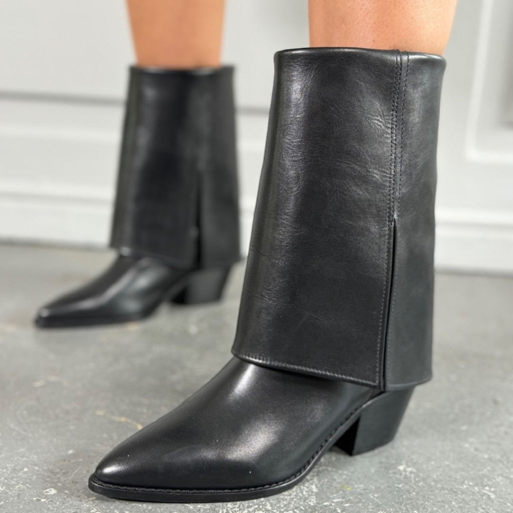 COPENHAGEN SHOES FALLING HIGH Laarzen 0001 BLACK