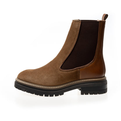 COPENHAGEN SHOES FALL 21 Suede Laarzen 112 Cognac