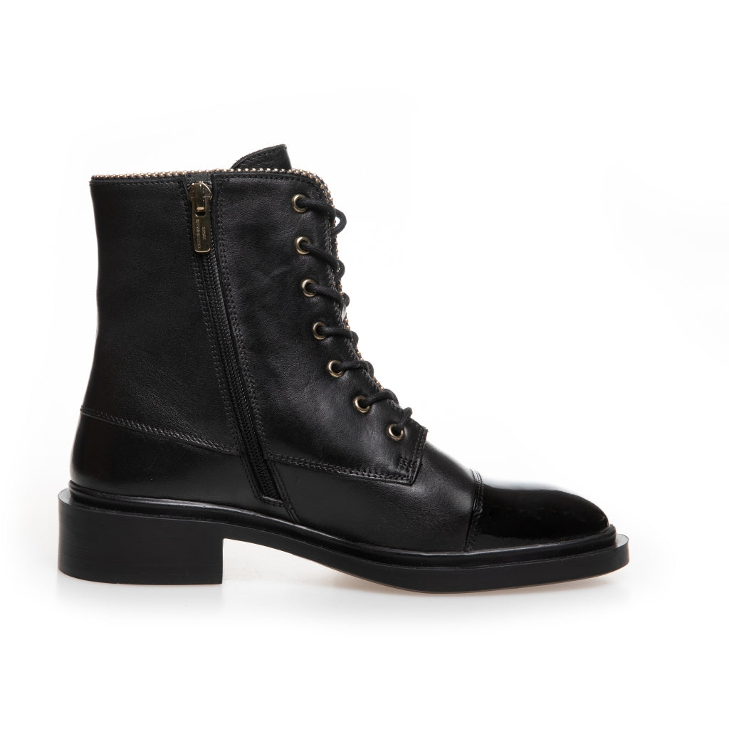 COPENHAGEN SHOES FASHION AND WALKING Laarzen 0011 BLACK PATENT