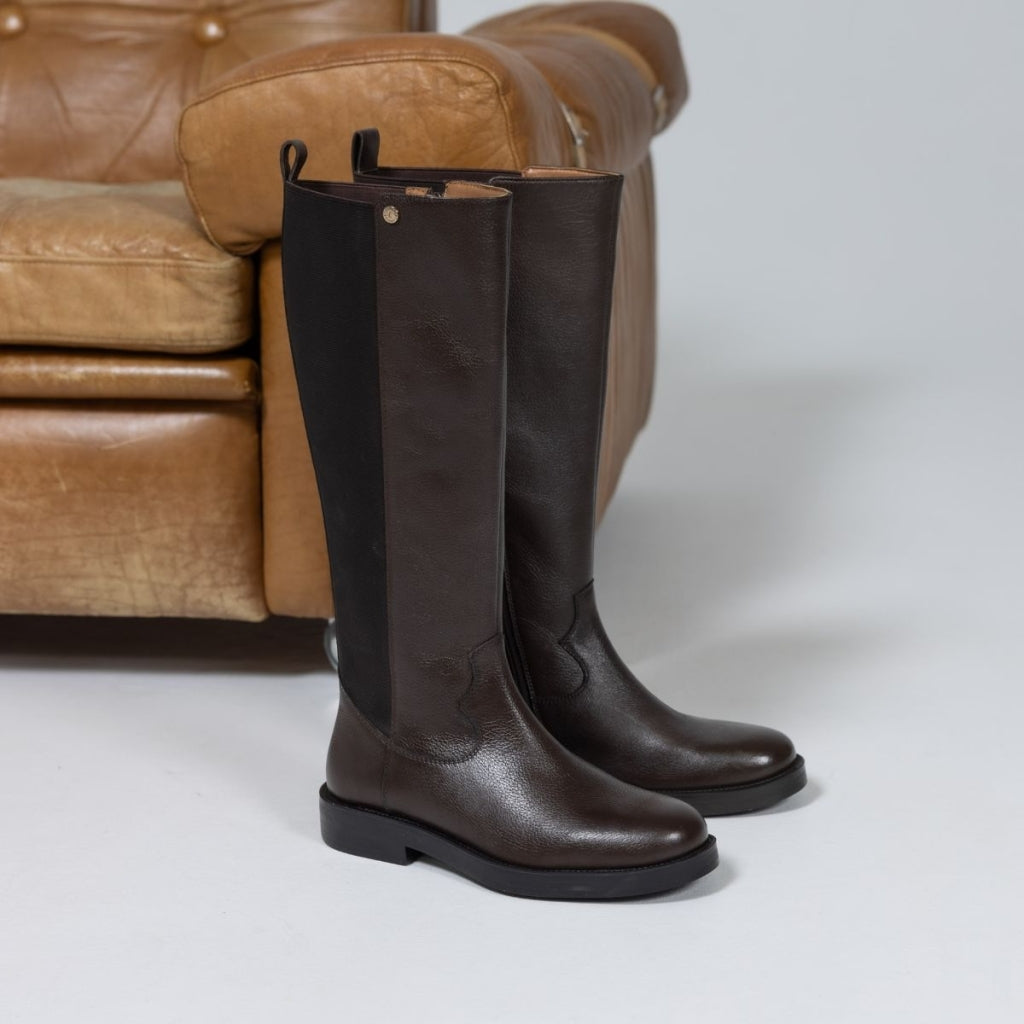 COPENHAGEN SHOES FEEL THE FAITH L. Long boot 004 Dark brown