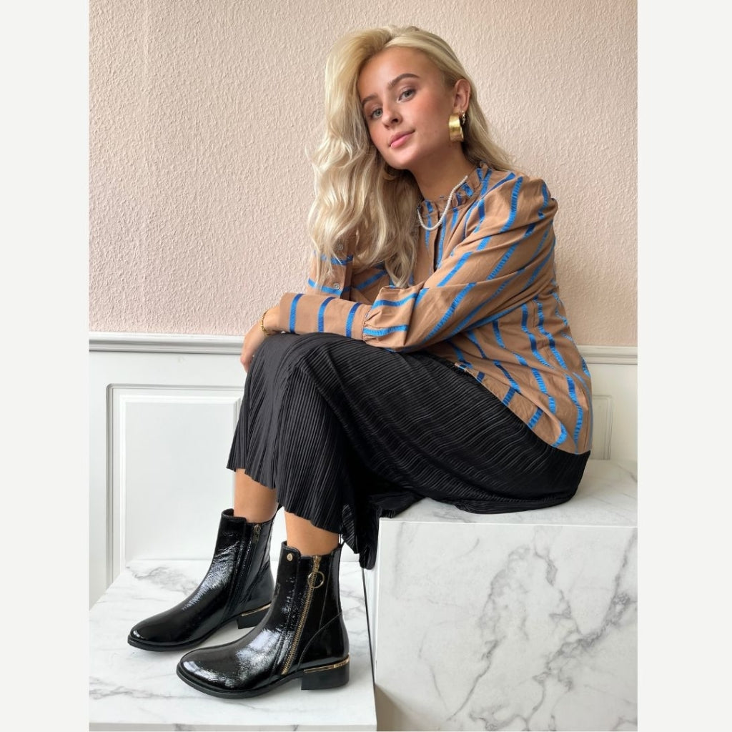 COPENHAGEN SHOES FEVER 22 PATENT Laarzen 038 Black patent