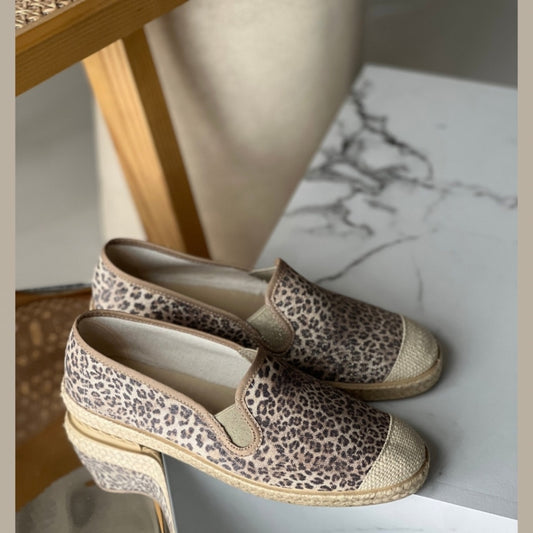 COPENHAGEN SHOES FLORENCE 20 lepard Espadrilles 048 Brown leopard
