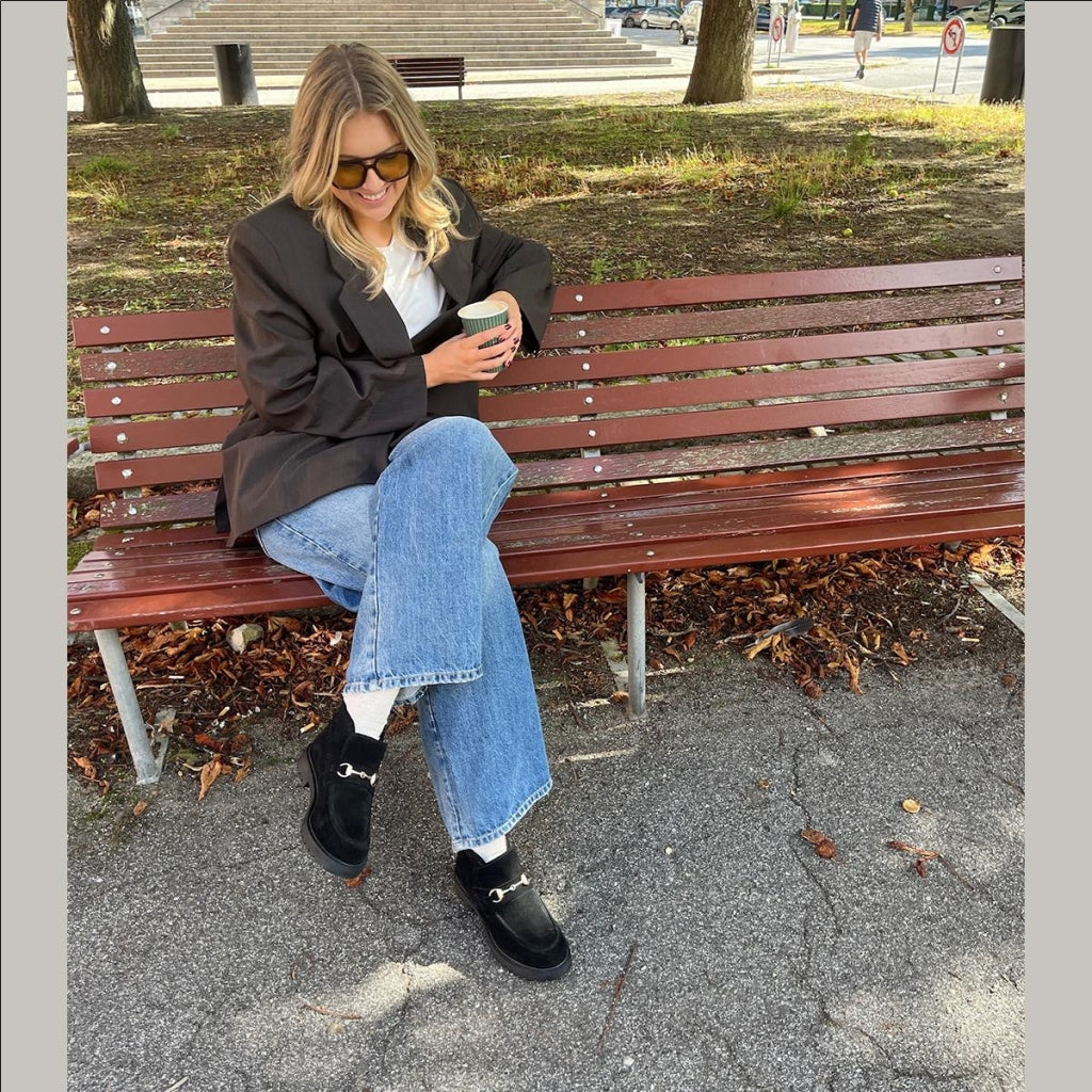 COPENHAGEN SHOES FLYING BOOT SUEDE Laarzen 0001 BLACK