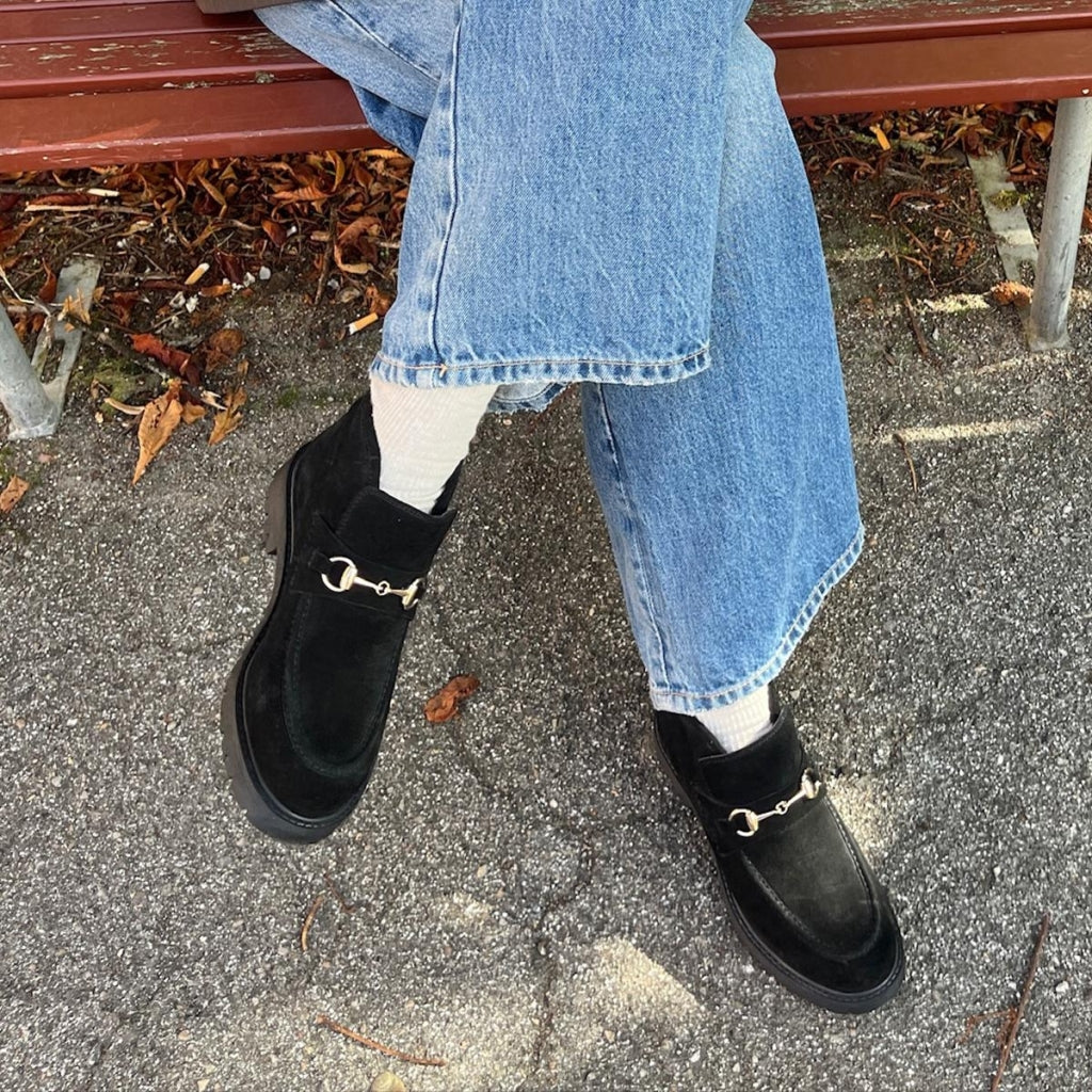 COPENHAGEN SHOES FLYING BOOT SUEDE Laarzen 0001 BLACK