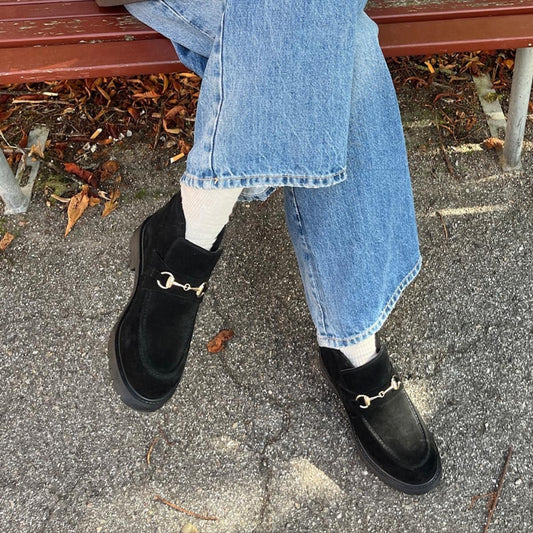 COPENHAGEN SHOES FLYING BOOT SUEDE Laarzen 0001 BLACK