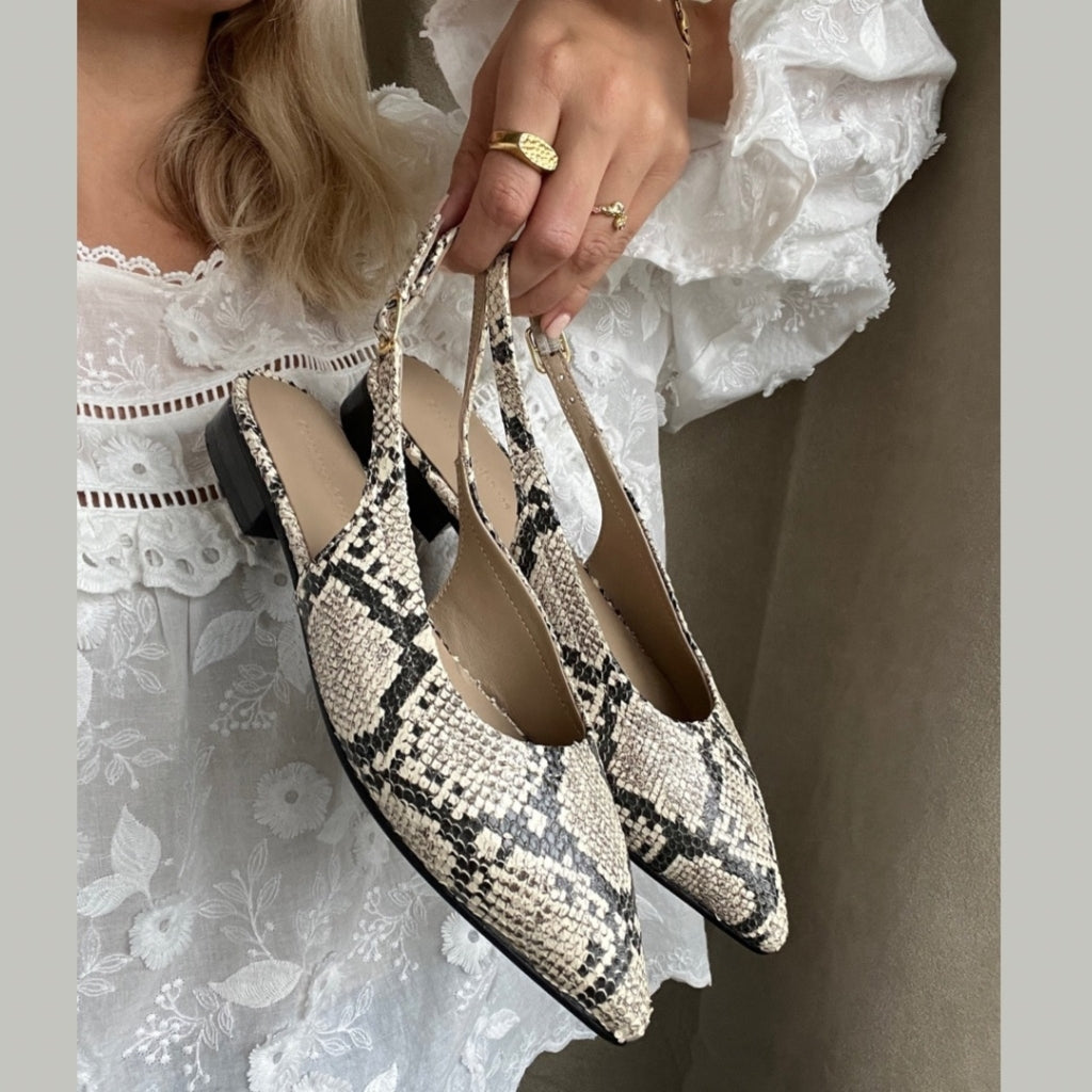 COPENHAGEN SHOES FOREVER AND EVER Ballerinas 500 BLACK/CREAM