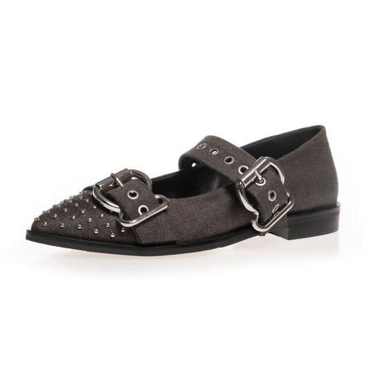 COPENHAGEN SHOES FUTURE VIBES Ballerinas 0262 BLACK DENIM