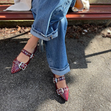 COPENHAGEN SHOES FUTURE VIBES PATENT Ballerinas 229 Bordo