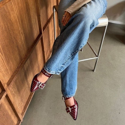 COPENHAGEN SHOES FUTURE VIBES PATENT Ballerinas 229 Bordo