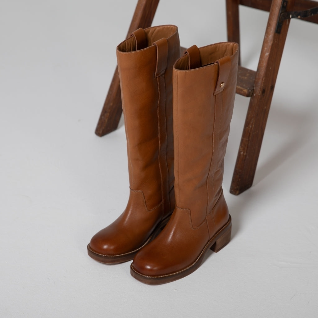 COPENHAGEN SHOES GLORY Long boot 125 TAN