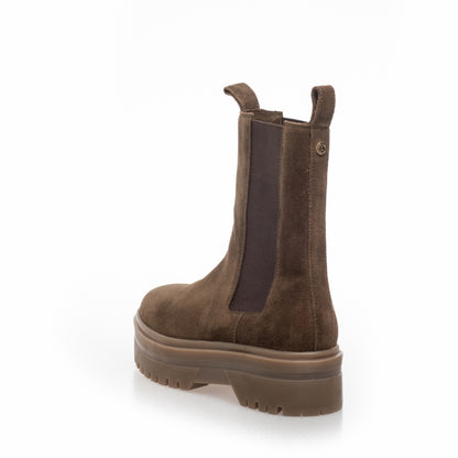 COPENHAGEN SHOES GOING SUEDE 22 Laarzen 099 ARMY w/brown sole