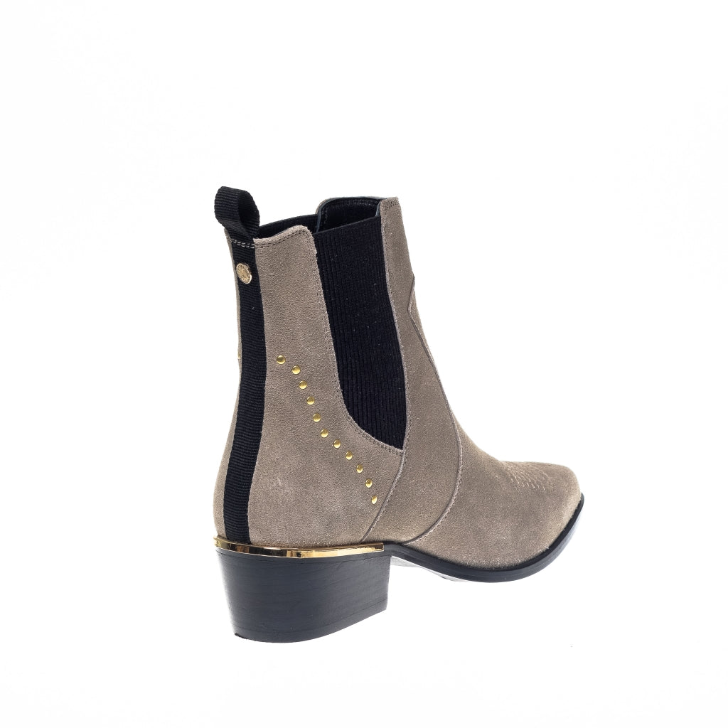 COPENHAGEN SHOES GROOVY Suede Laarzen 003 Taupe