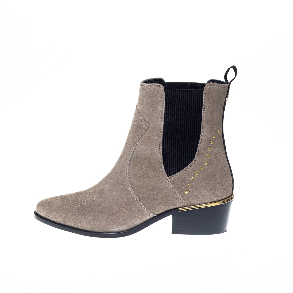 COPENHAGEN SHOES GROOVY Suede Laarzen 003 Taupe