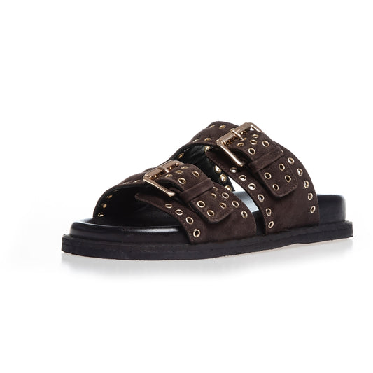 COPENHAGEN SHOES HOPE Slippers 004 Dark brown
