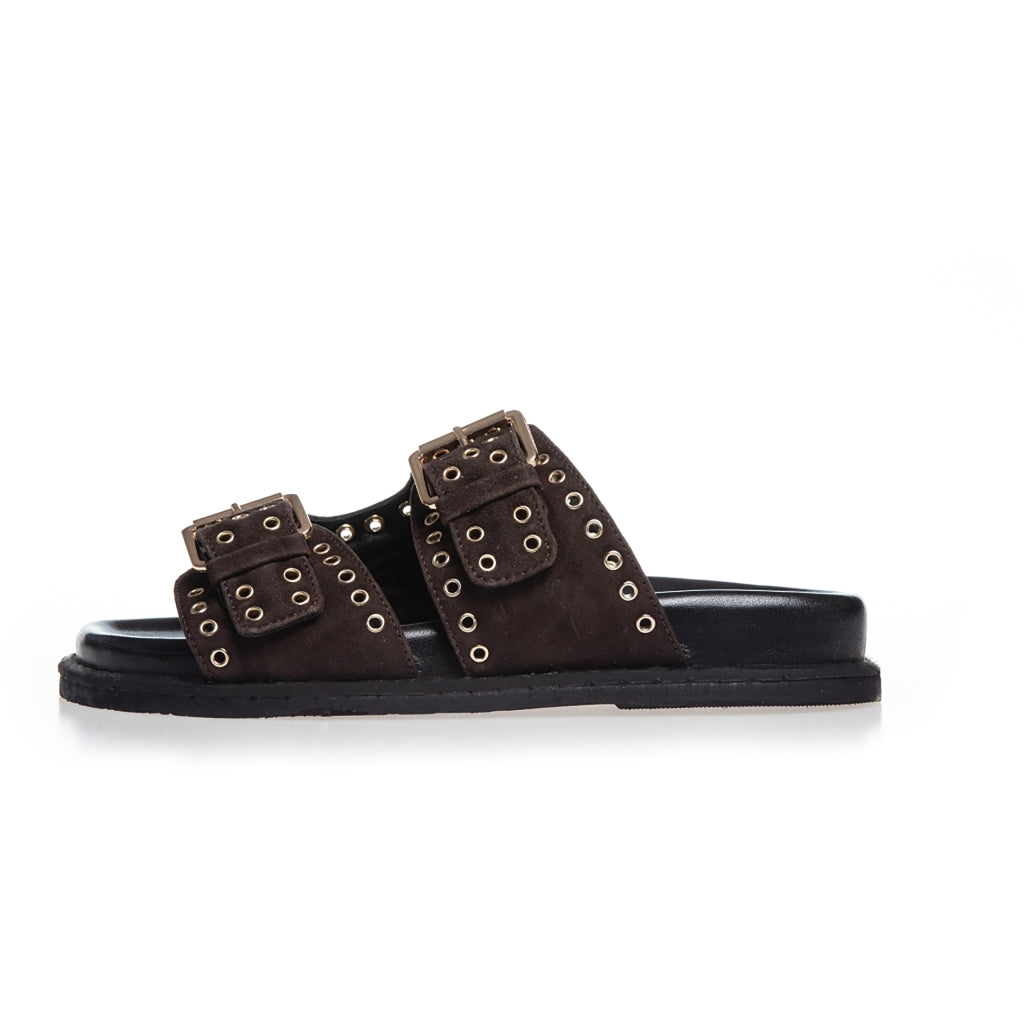 COPENHAGEN SHOES HOPE Slippers 004 Dark brown
