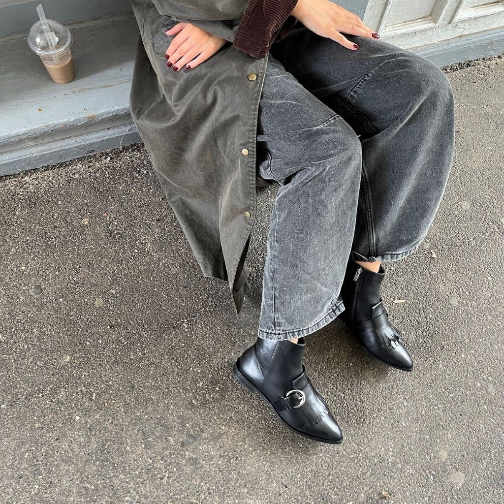 COPENHAGEN SHOES IF WHEN Laarzen 0001 BLACK