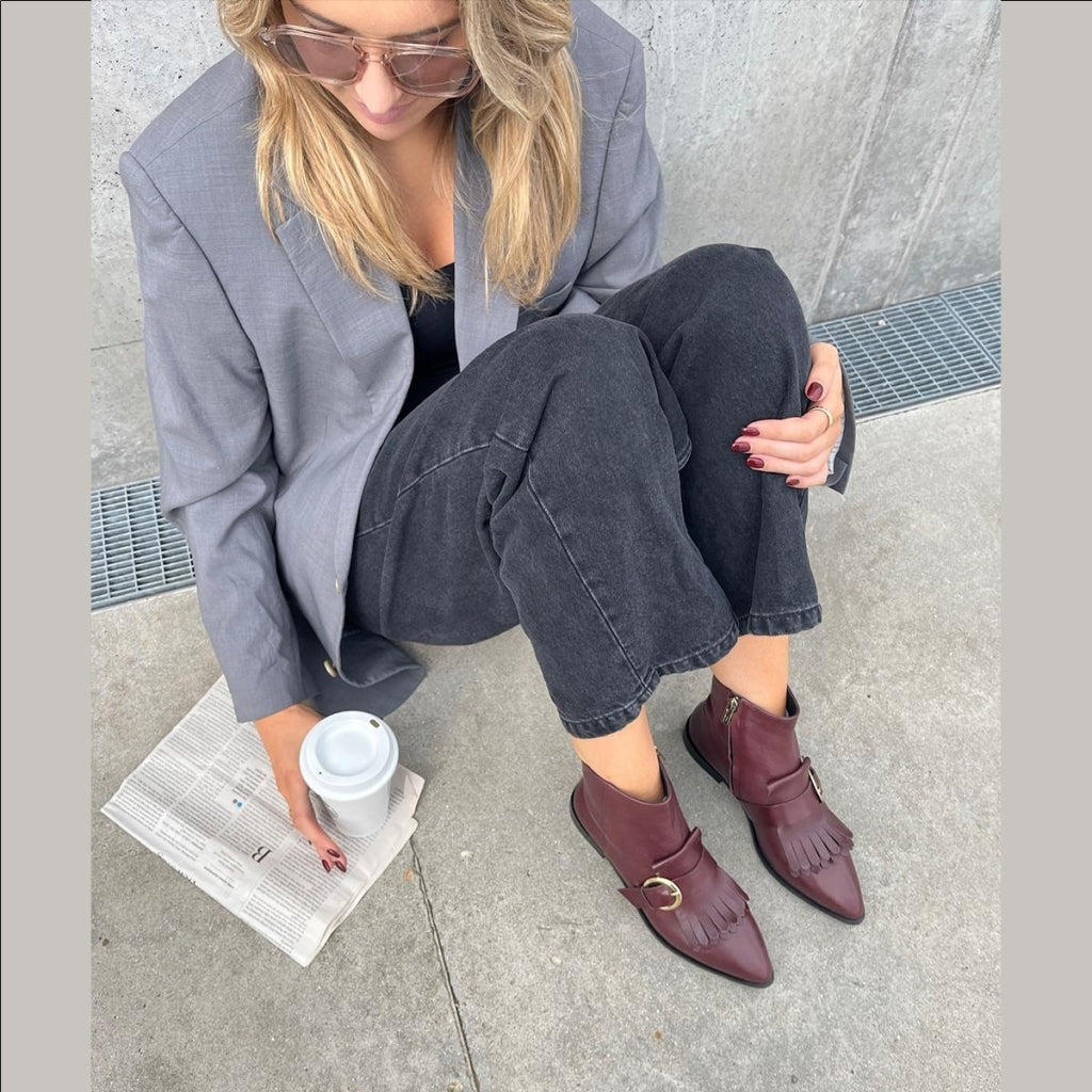 COPENHAGEN SHOES IF WHEN Laarzen 2222 BORDEAUX