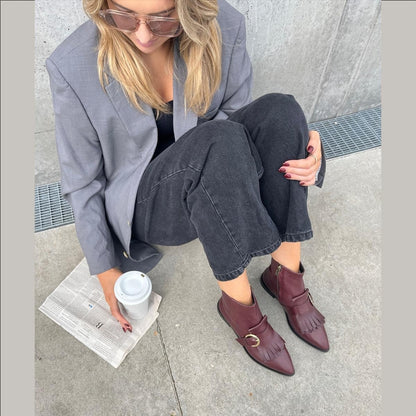 COPENHAGEN SHOES IF WHEN Laarzen 2222 BORDEAUX