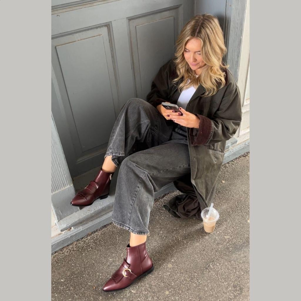 COPENHAGEN SHOES IF WHEN Laarzen 2222 BORDEAUX