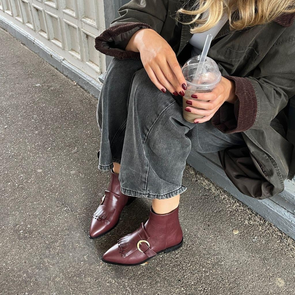 COPENHAGEN SHOES IF WHEN Laarzen 2222 BORDEAUX