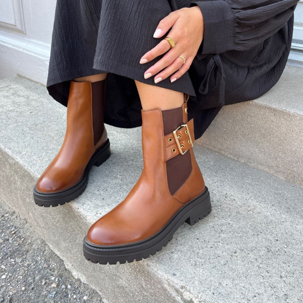 COPENHAGEN SHOES ITS LIKE FALL Laarzen 0241 COGNAC
