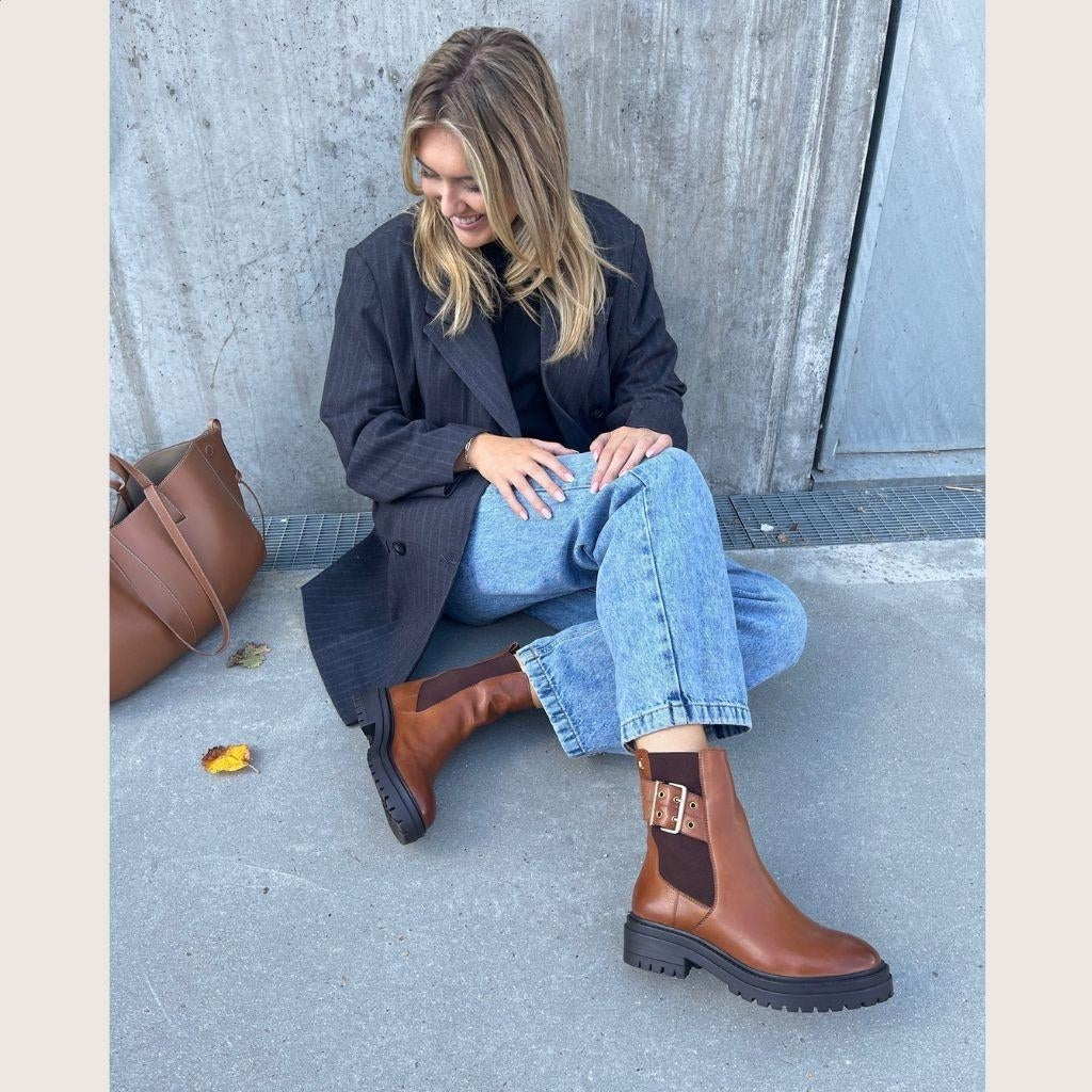 COPENHAGEN SHOES ITS LIKE FALL Laarzen 0241 COGNAC