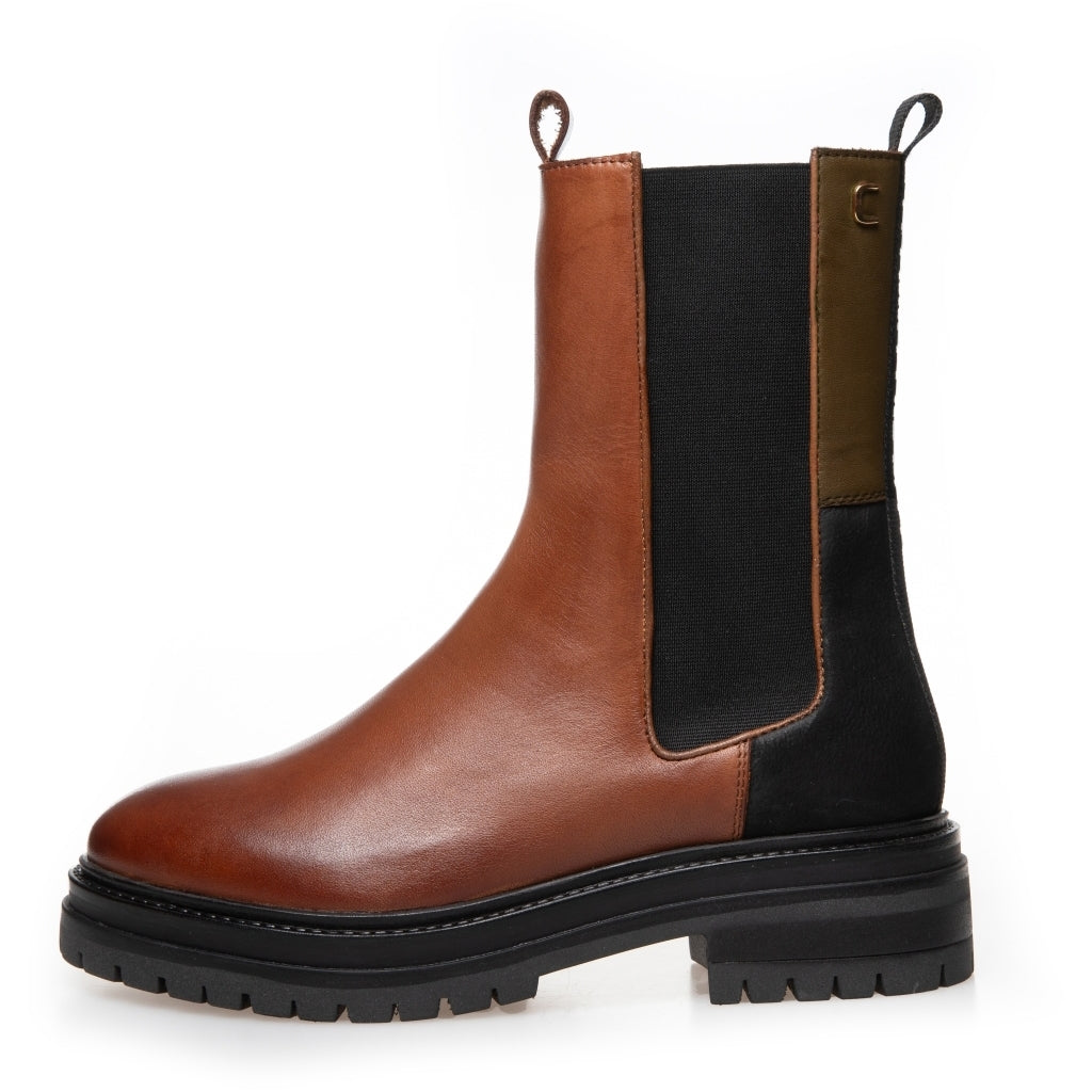 COPENHAGEN SHOES IT'S A KIND OF MAGIC Laarzen 0231 COGNAC/BLACK/BROWN