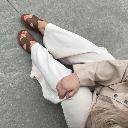 COPENHAGEN SHOES IVY - LEATHER Slippers 0241 COGNAC