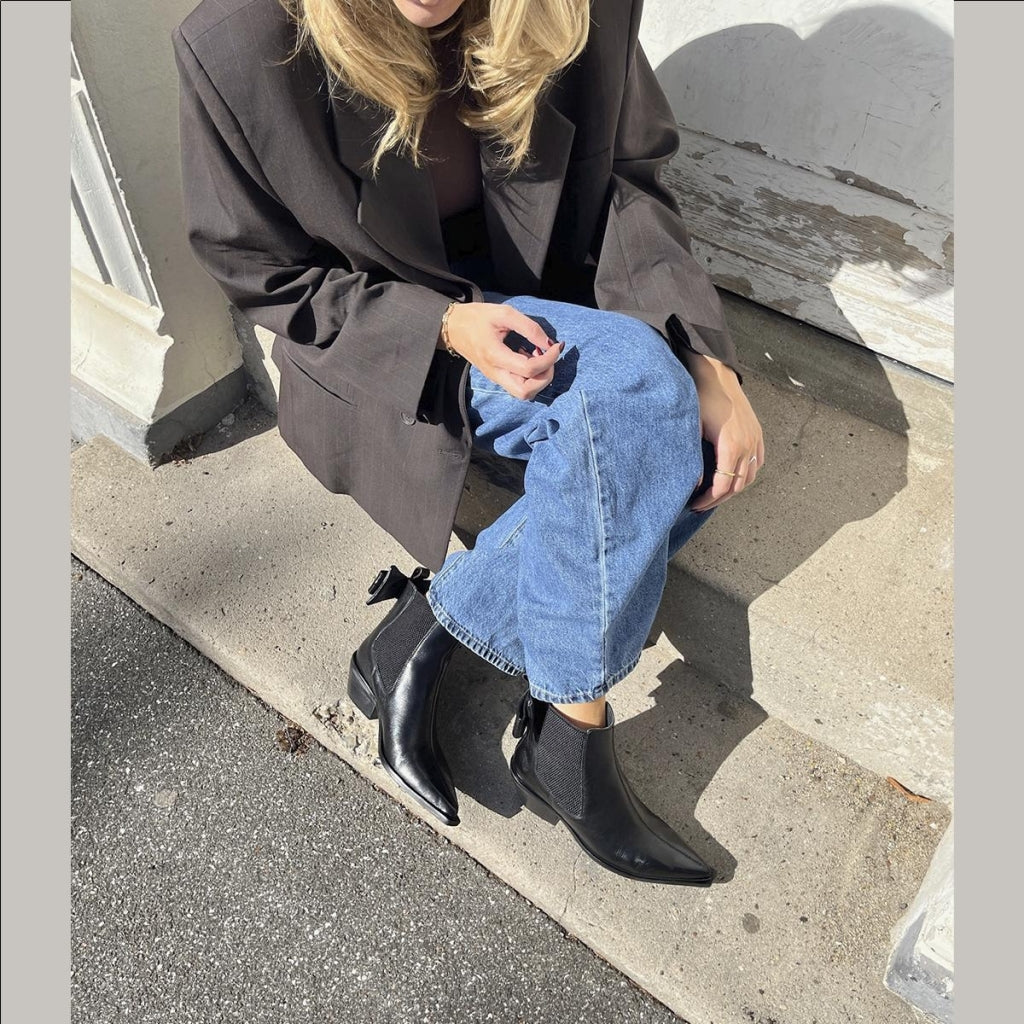 COPENHAGEN SHOES JUST THEN Laarzen 0001 BLACK