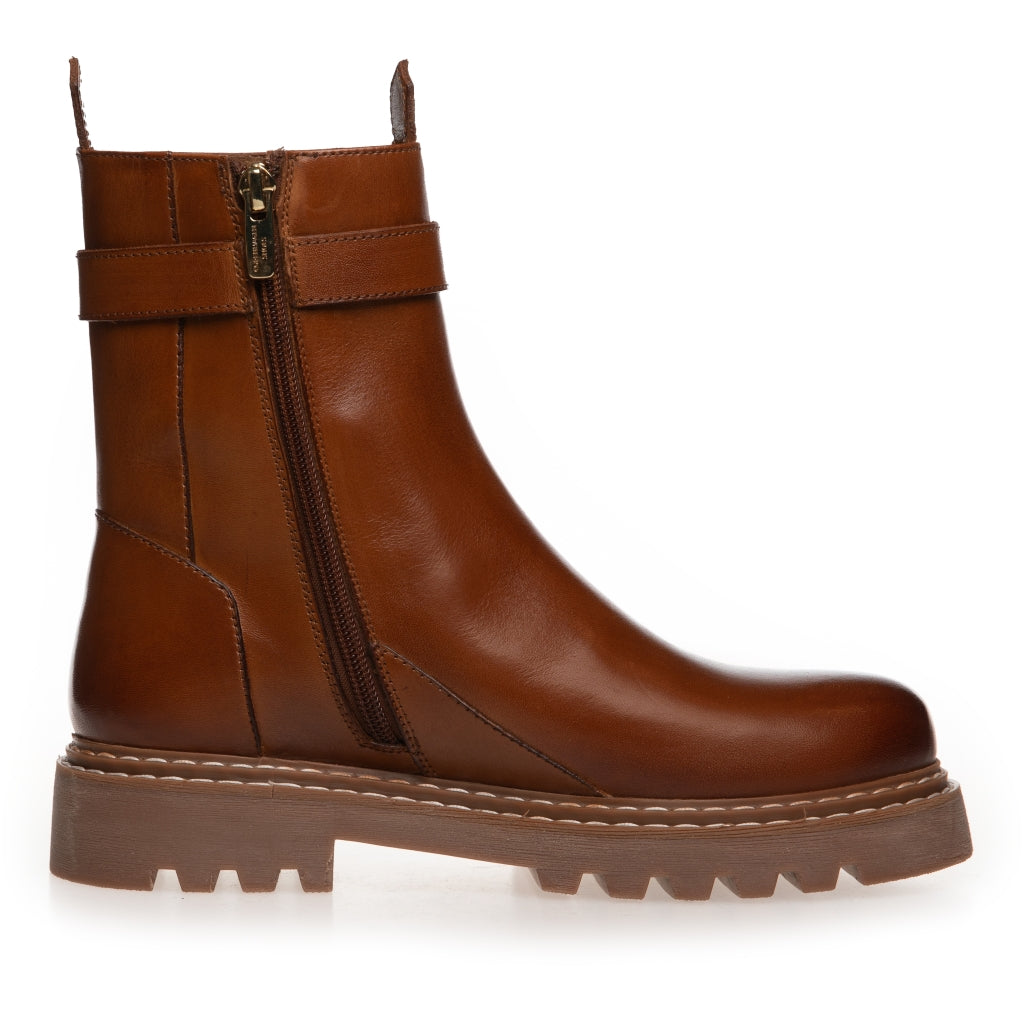 COPENHAGEN SHOES JUST WALK ON Laarzen 0241 COGNAC