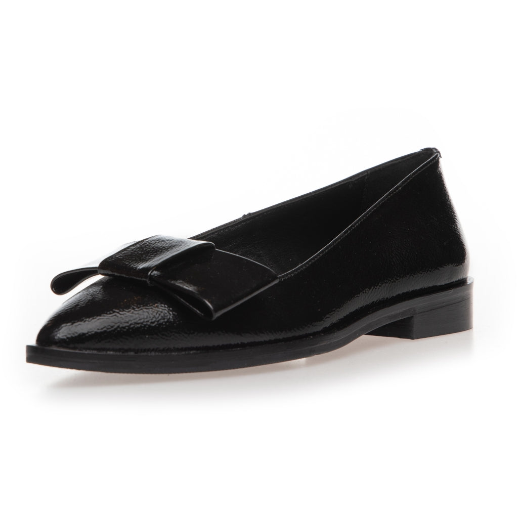 COPENHAGEN SHOES KEEP DREAMING PATENT Ballerinas 0001 BLACK