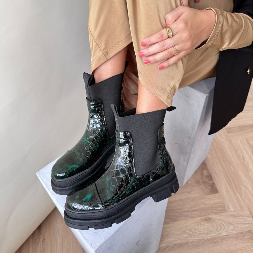 COPENHAGEN SHOES KEEP ON DREAMING Laarzen 2244 DARK GREEN