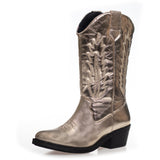 Copenhagen Shoes by Josefine Valentin KEEP YOUR POWER - METALLIC Boot 012 Gold metallic